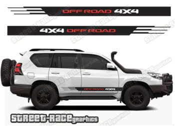 Toyota Land Cruiser 200 & 300 series 051 - 4X4 off road racing stripes