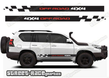 Toyota Land Cruiser 200 & 300 series 052 - 4X4 off road racing stripes