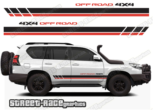 Toyota Land Cruiser 200 & 300 series 053 - racing stripes