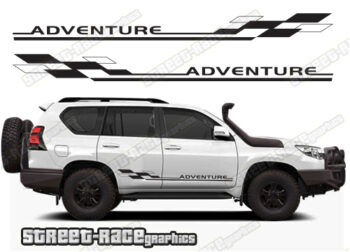 Toyota Land Cruiser 200 & 300 series 058 - Adventure racing stripes