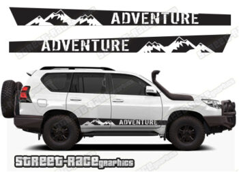 Toyota Land Cruiser 200 & 300 series 062 - off road racing stripes