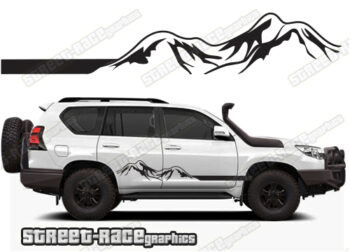 Toyota Land Cruiser 200 & 300 series 063 - off road racing stripes