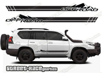 Toyota Land Cruiser 200 & 300 series 064 - off road racing stripes