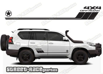 Toyota Land Cruiser 200 & 300 series 065 - off road racing stripes