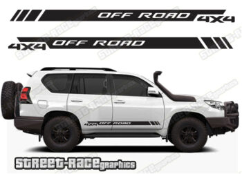 Toyota Land Cruiser 200 & 300 series 066 - off road racing stripes