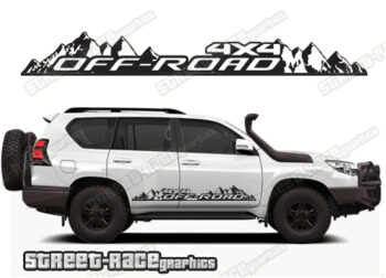 Toyota Land Cruiser 200 & 300 series 067 - off road racing stripes
