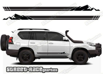 Toyota Land Cruiser 200 & 300 series 069 - off road racing stripes