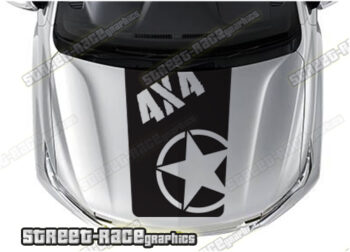 Nissan 4x4 bonnet / hood graphics 001 - USMC