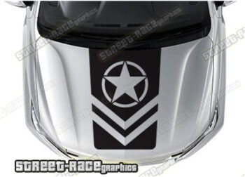 Nissan 4x4 bonnet / hood graphics 002 - USMC