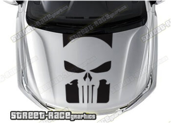 Nissan 4x4 bonnet / hood graphics 004 - PUNISHER