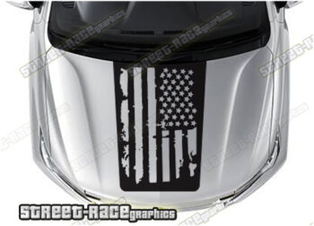 Nissan 4x4 bonnet / hood graphics 008 - USA FLAG