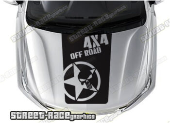Nissan 4x4 bonnet / hood graphics 010
