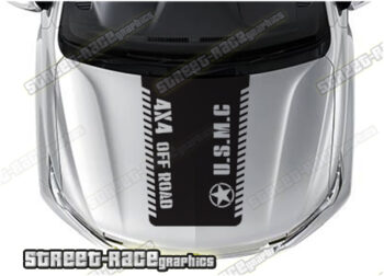 Nissan 4x4 bonnet / hood graphics 019