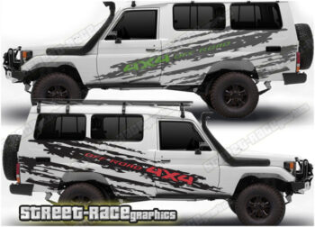 Toyota Land Cruiser 70 series 007 - ripped graphics