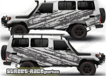 Toyota Land Cruiser 70 series 008 - ripped graphics