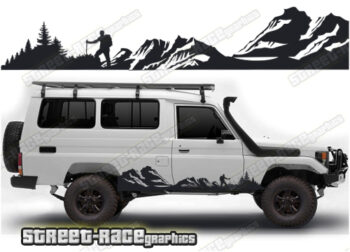 Toyota Land Cruiser 70 series 021 - Mountain graphics