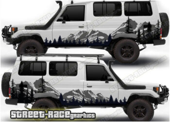 Toyota Land Cruiser 70 series 027 - Mountains