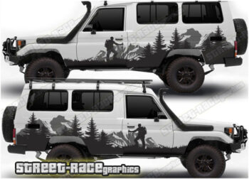 Toyota Land Cruiser 70 series 028 - Mountains