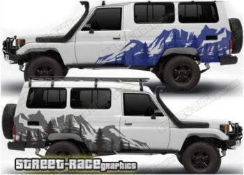 Toyota Land Cruiser 70 series 031 - Mountains