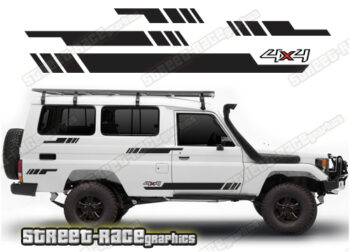 Toyota Land Cruiser 70 series 057 - racing stripes