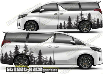 Toyota Alphard large graphics 039 - Forest landscape