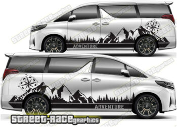 Toyota Alphard large graphics 041 - Mountain adventure