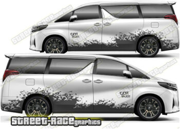Toyota Alphard large graphics 043 - Got mud