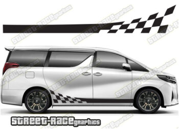 Toyota Alphard racing stripes 006