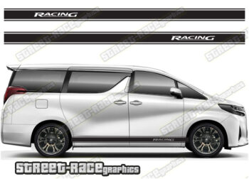 Toyota Alphard racing stripes 007