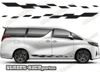 Toyota Alphard racing stripes 019
