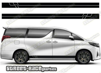Toyota Alphard racing stripes 020