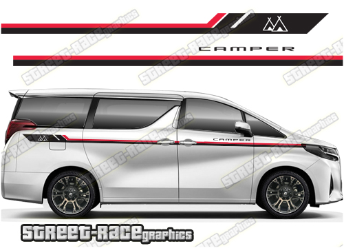 Toyota Alphard racing stripes 030