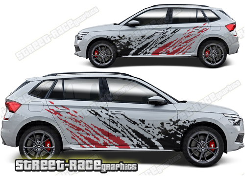 Seat Arona 001 - mud splatter graphics