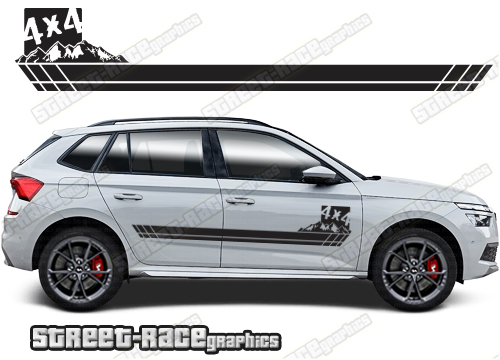 Seat Arona 060 - 4x4 racing stripes