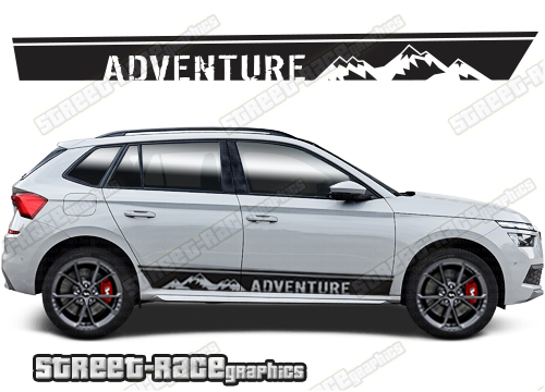 Seat Arona 062 - mountain adventure racing stripes