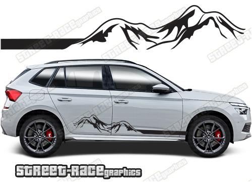 Seat Arona 063 - mountain adventure racing stripes