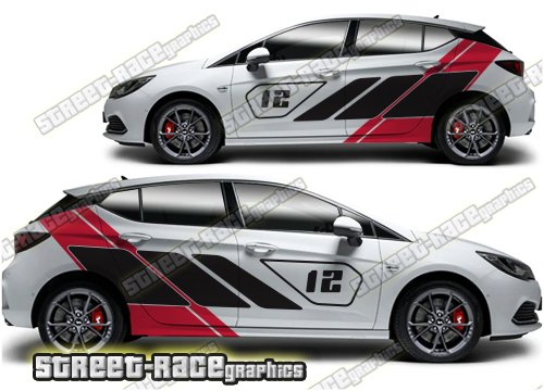 Vauxhall / Opel Astra large graphics 013