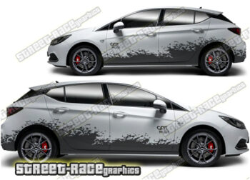 Vauxhall / Opel Astra large graphics 034 - Got Mud