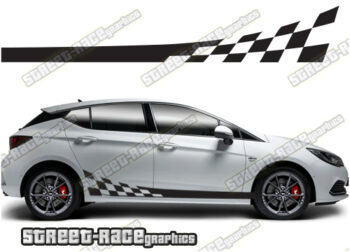 Vauxhall / Opel Astra racing stripes 001