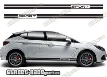 Vauxhall / Opel Astra racing stripes 006