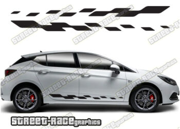 Vauxhall / Opel Astra racing stripes 007