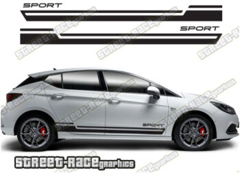 Vauxhall / Opel Astra racing stripes 009