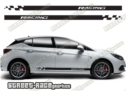 Vauxhall / Opel Astra racing stripes 010