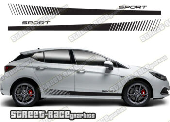 Vauxhall / Opel Astra racing stripes 011