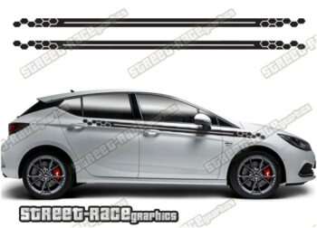 Vauxhall / Opel Astra racing stripes 013