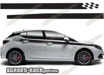 Vauxhall / Opel Astra racing stripes 014