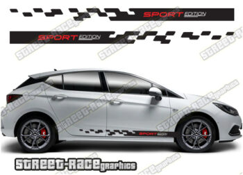 Vauxhall / Opel Astra racing stripes 015