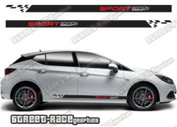 Vauxhall / Opel Astra racing stripes 016