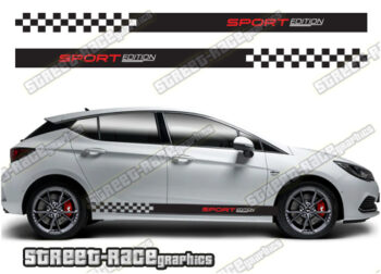 Vauxhall / Opel Astra racing stripes 017