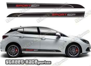 Vauxhall / Opel Astra racing stripes 018